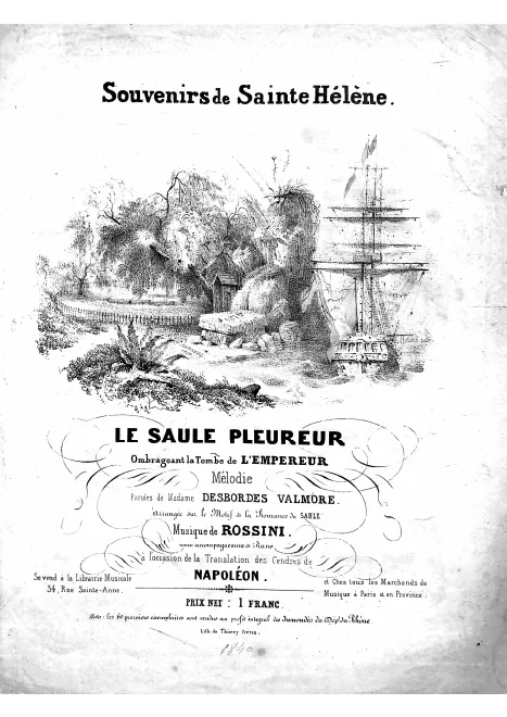 First page of Le saule pleureur