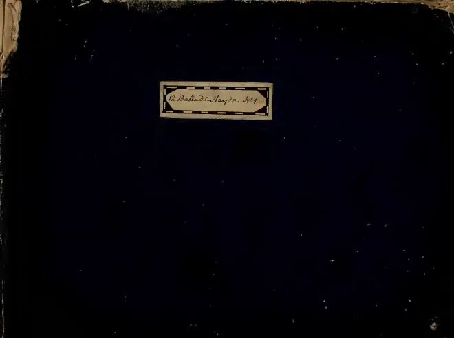 First page of 12 English Ballads