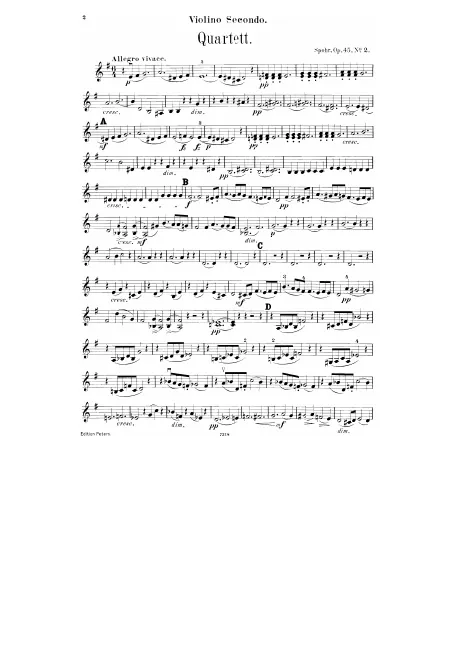 First page of String Quartet No.13