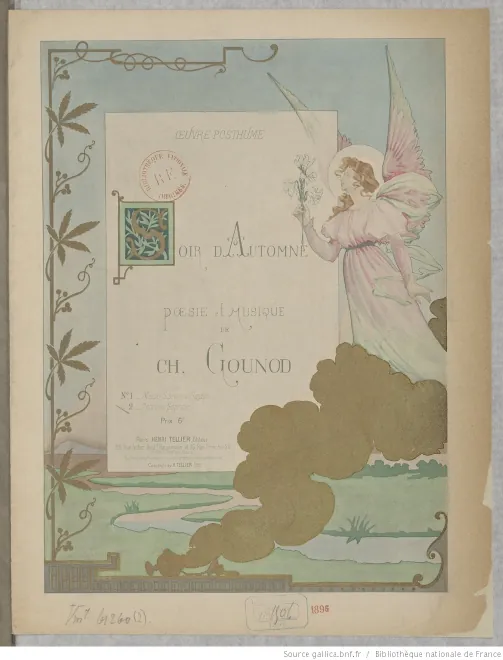 First page of Soir d'automne!