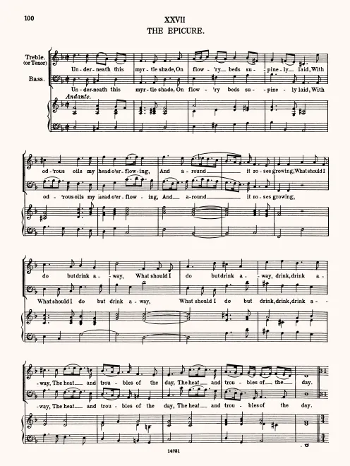 First page of Underneath this Myrtle Shade