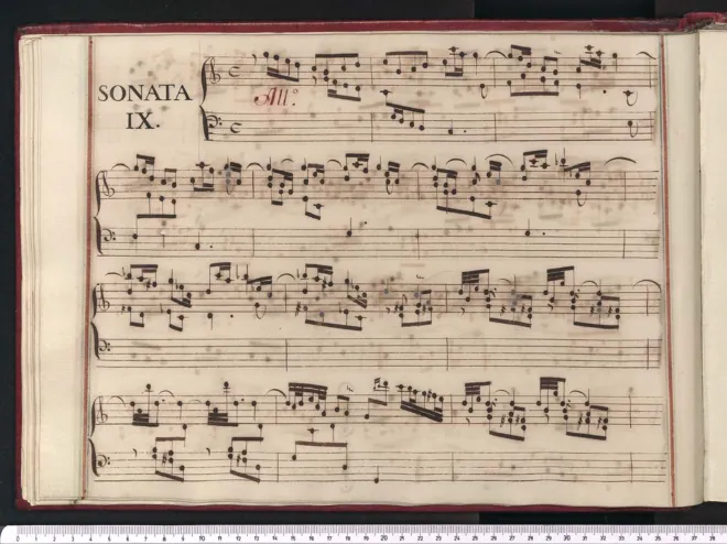First page of Keyboard Sonata in C major
