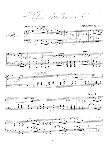 First page of Grandes Valses brillantes, Op.47