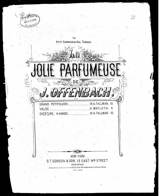 First page of La jolie parfumeuse