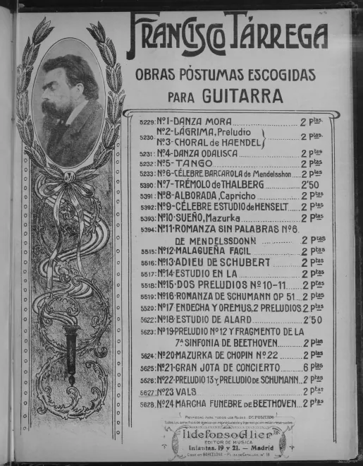 First page of Vals in D major