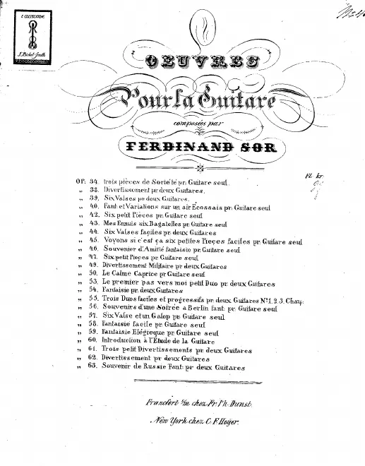 First page of Variations on a Scottish Theme