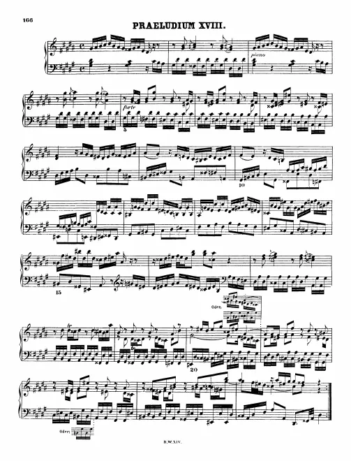 First page of Prelude and Fugue in G-sharp minor