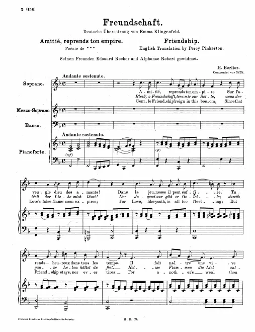 First page of Amitié, reprends ton empire