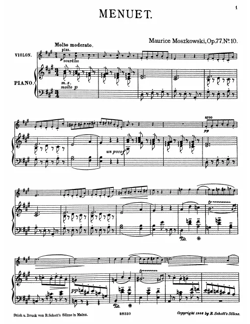 First page of 10 Pièces mignonnes