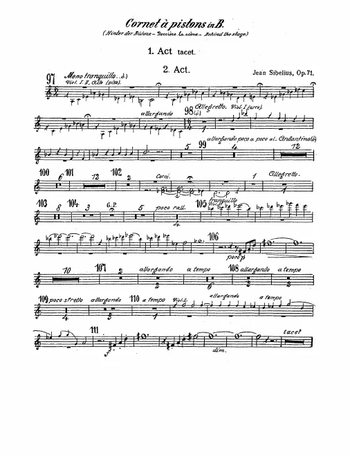 Cornet (B) (offstage)