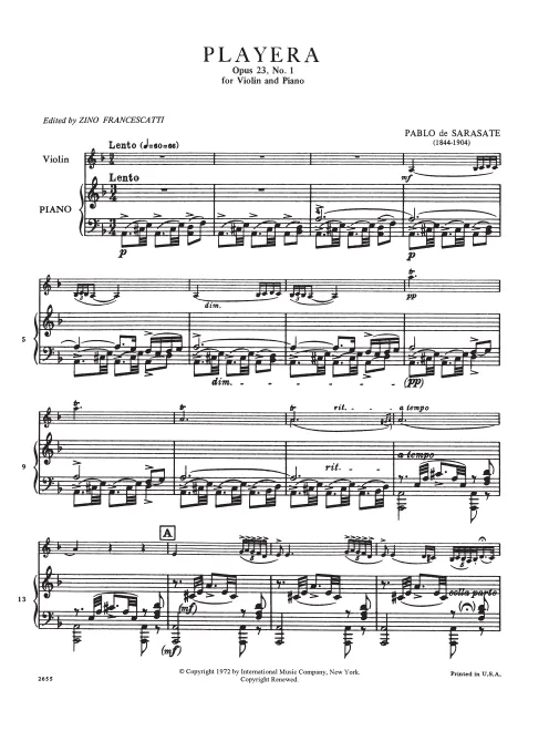 First page of Spanish Dances