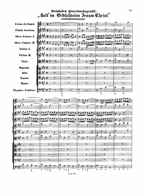 First page of Halt im Gedächtnis Jesum Christ