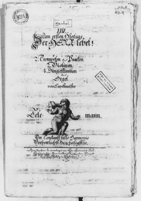 First page of Der Herr lebet