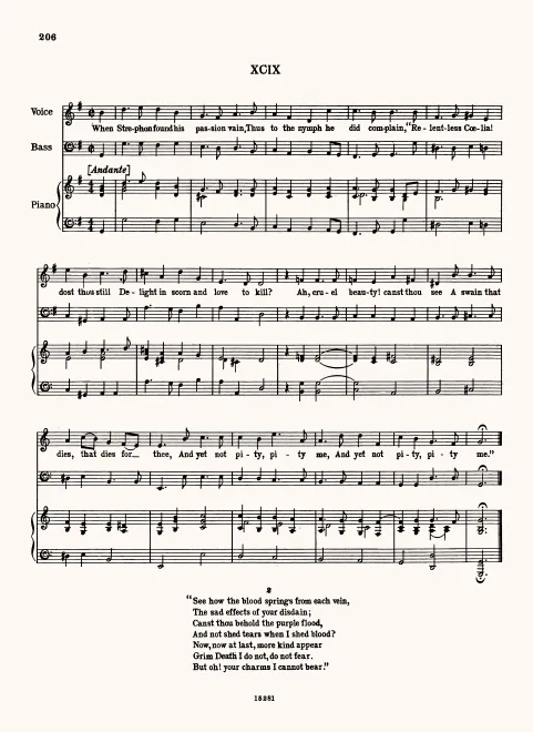 First page of When Strephon Found His Passion Vain
