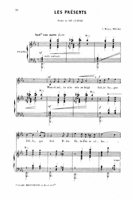 First page of Les présents