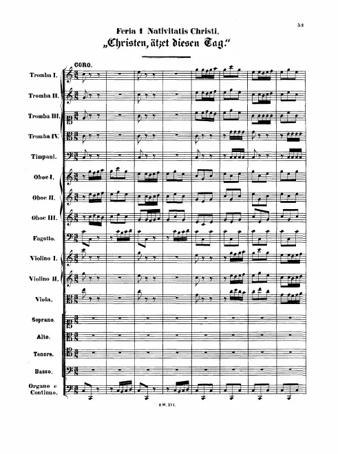 First page of Christen, ätzet diesen Tag