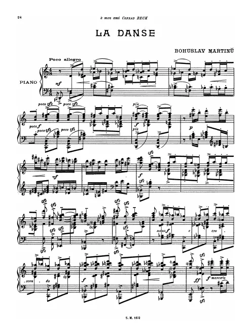 First page of La Danse