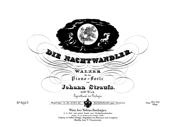 First page of Die Nachtwandler, Op.88