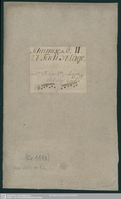 First page of Sinfonia in F major