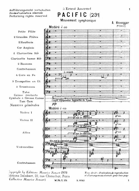 First page of Pacific 231