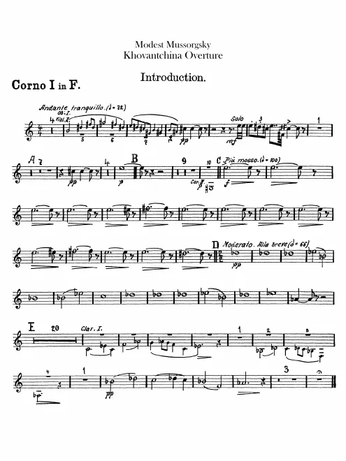 Horn 1 (F)