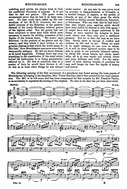 First page of Symphony in C major