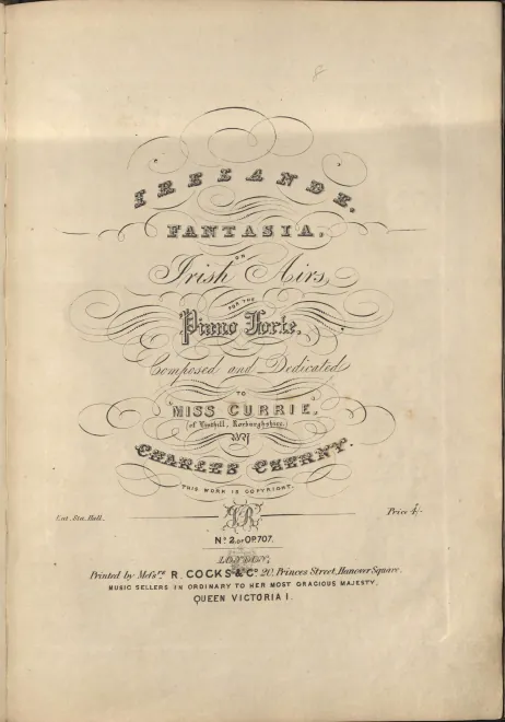 First page of 4 Fantasias on Scotch and Irish Airs