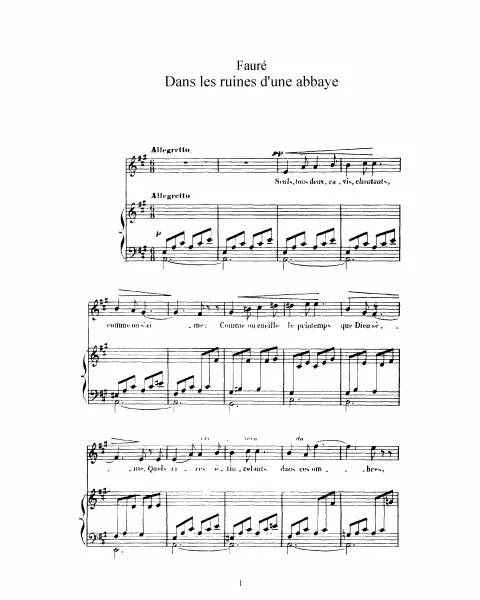 First page of 2 Songs