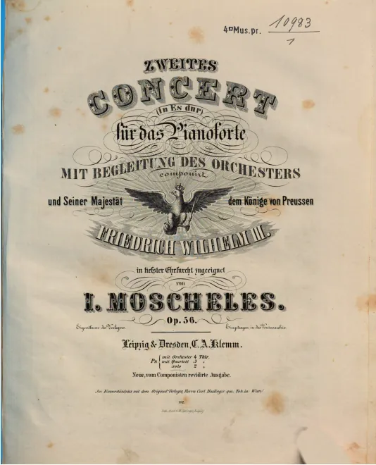 First page of Piano Concerto No.2