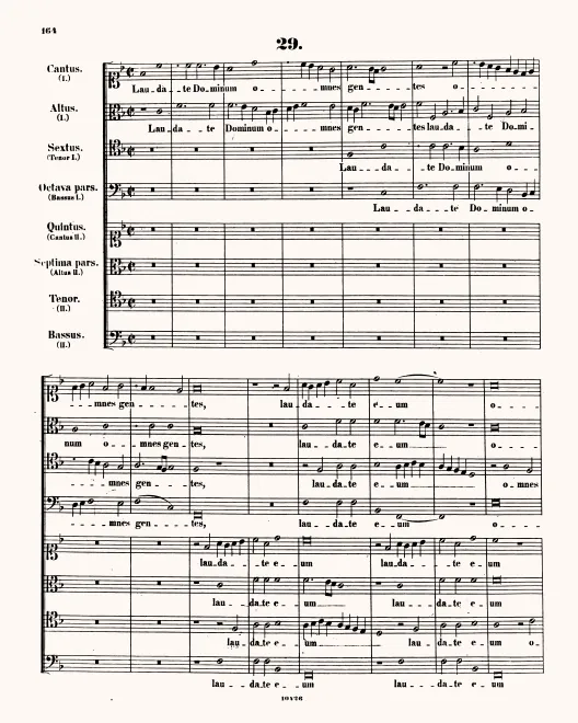 First page of Laudate Dominum