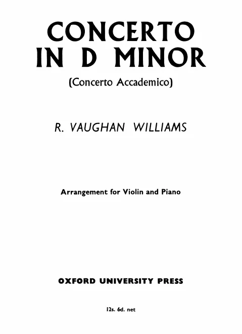 First page of Concerto Accademico