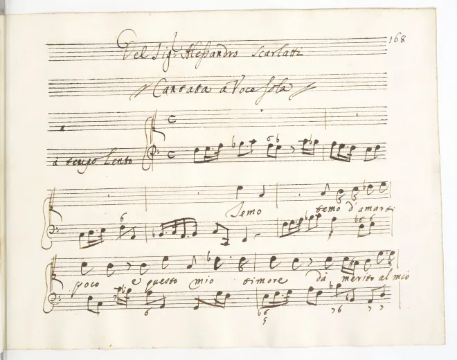 First page of Temo d'amarti poco
