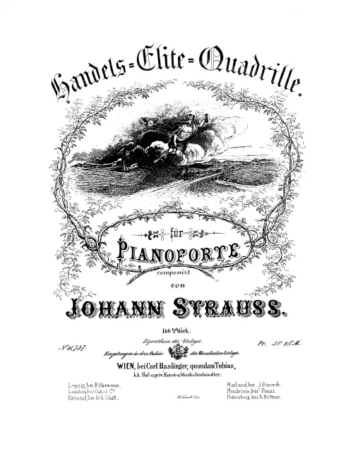 First page of Handels-Elite-Quadrille