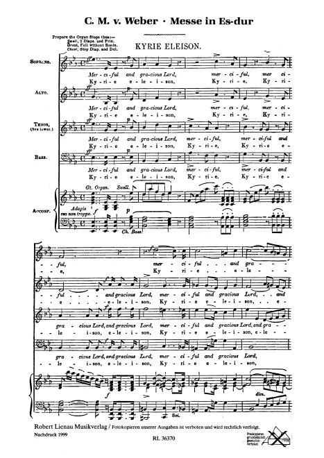 First page of Missa Sancta No.1