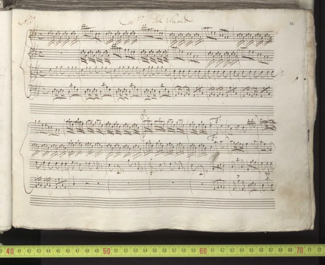 First page of Concerto for Strings in D major