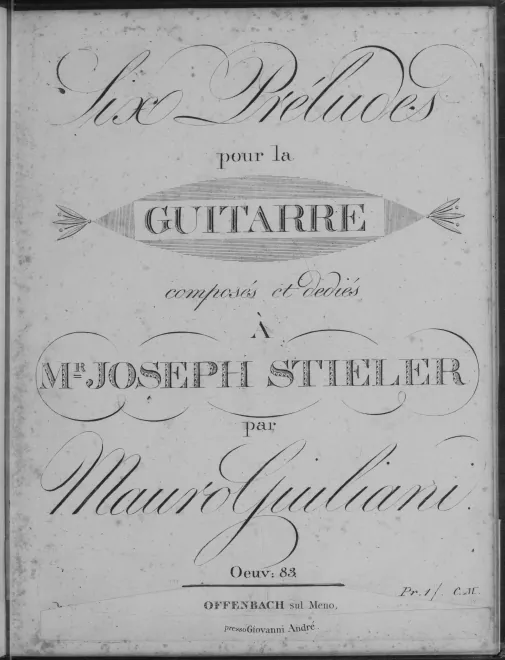 First page of 6 Preludes