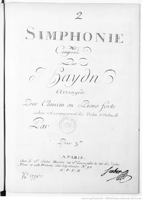 First page of Symphony No.64 in A major