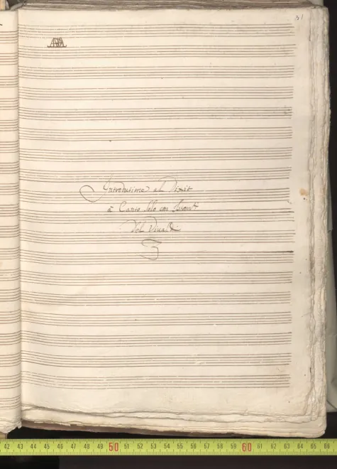 First page of Ascende læta