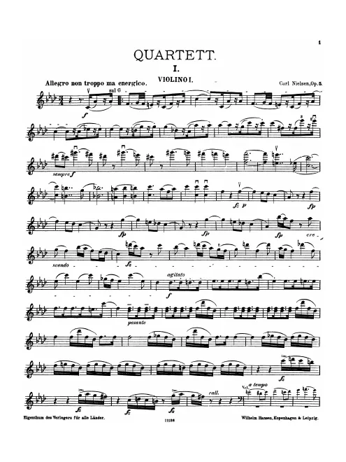 First page of String Quartet No.2