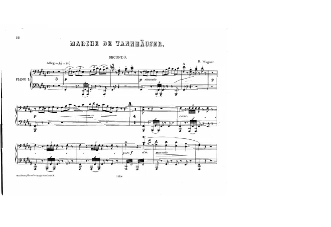 First page of Marches favories