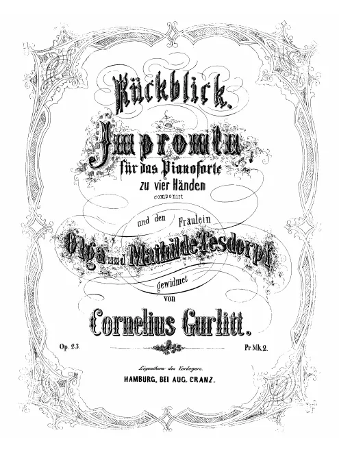 First page of Rückblick