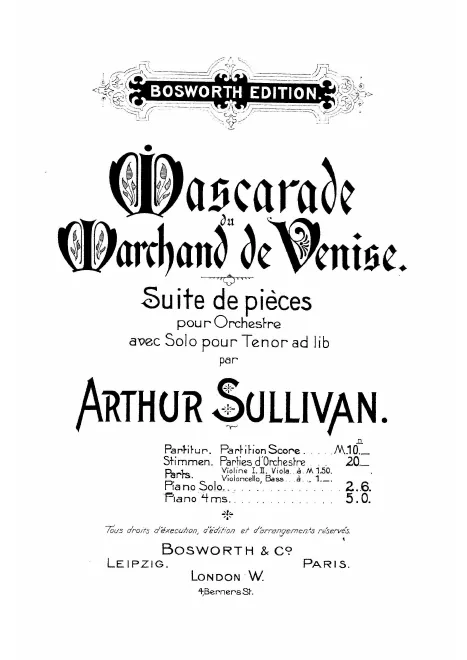 First page of The Merchant of Venice