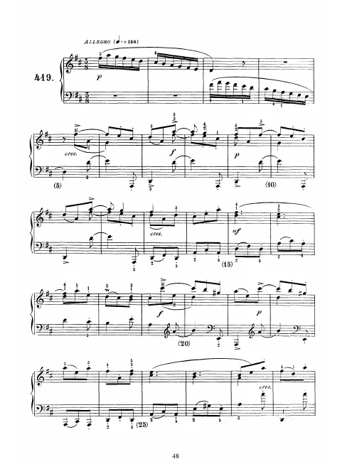 First page of Keyboard Sonata in D major