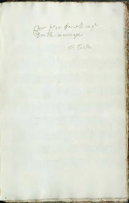 First page of The Double Marriage
