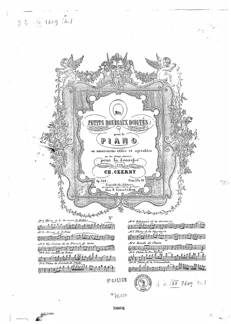 First page of 10 Petits rondeaux