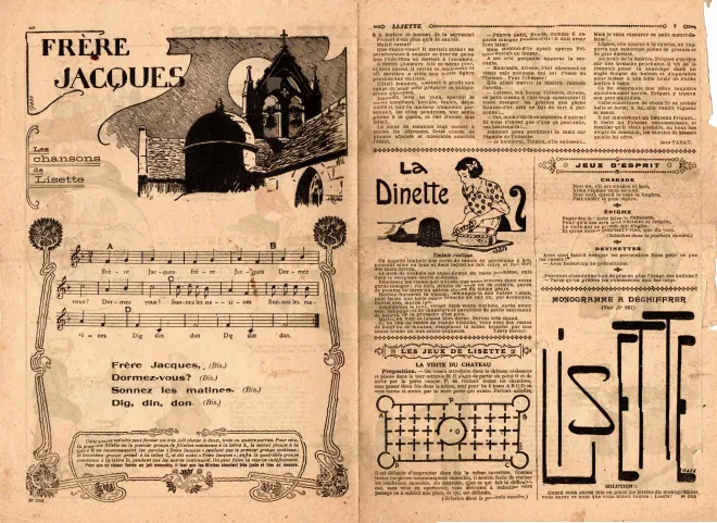 First page of Frère Jacques