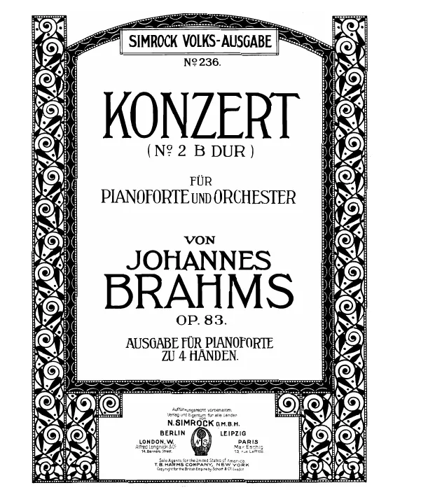First page of Piano Concerto No.2