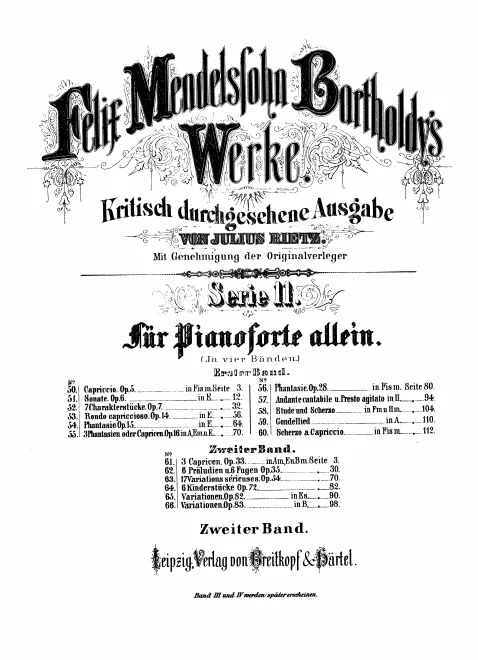 First page of 3 Caprices