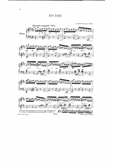 First page of 3 Arabesques