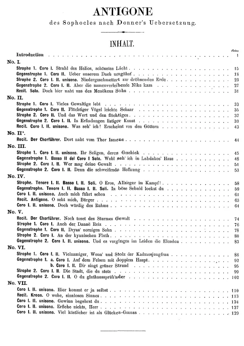First page of Antigone